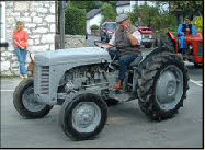 Tractor rally in Cilcain
