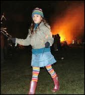 Fireworks in Cilcain Fireworks in Cilcain