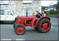 Tractor rally in Cilcain